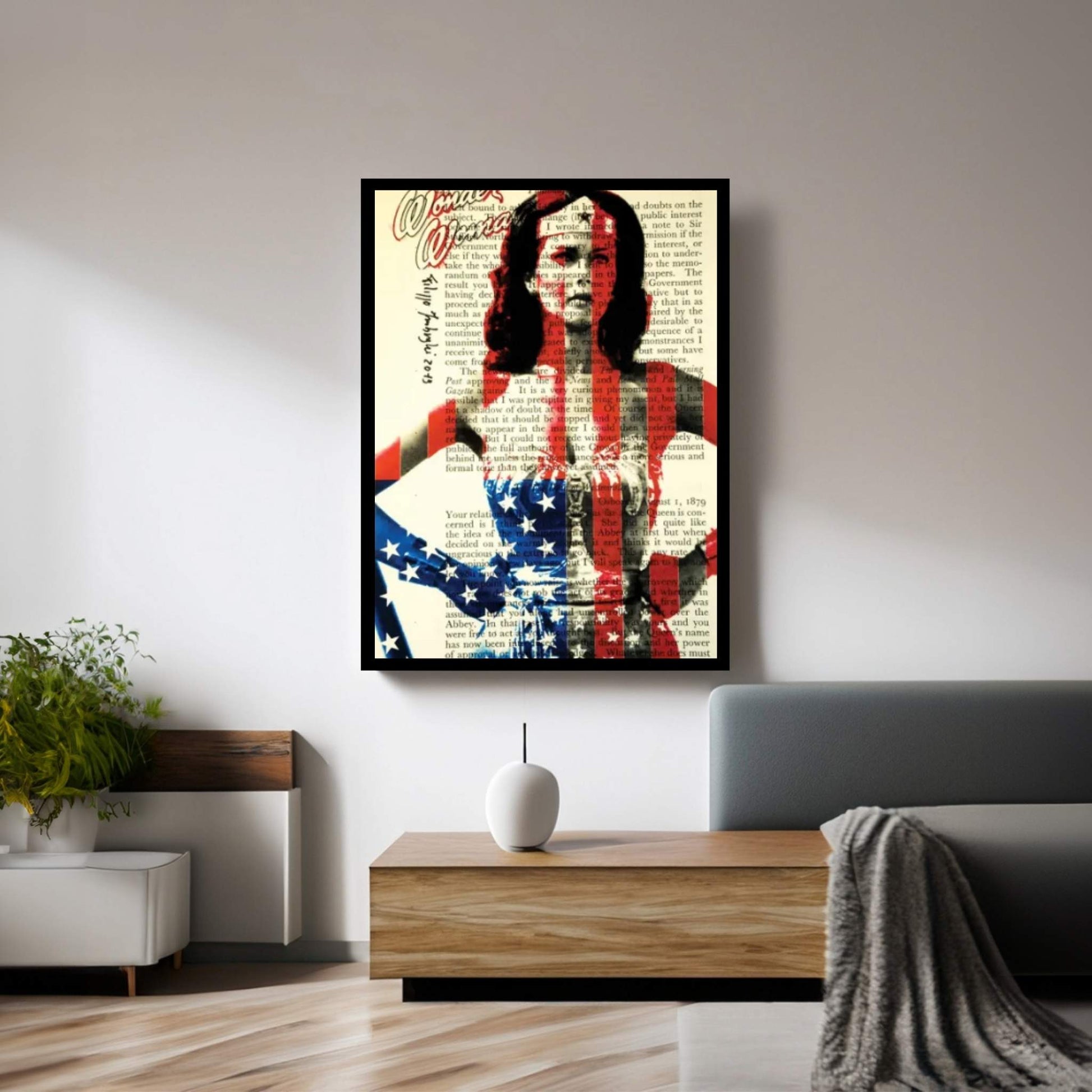 Wonder Woman Canvas Wall Art - Y Canvas