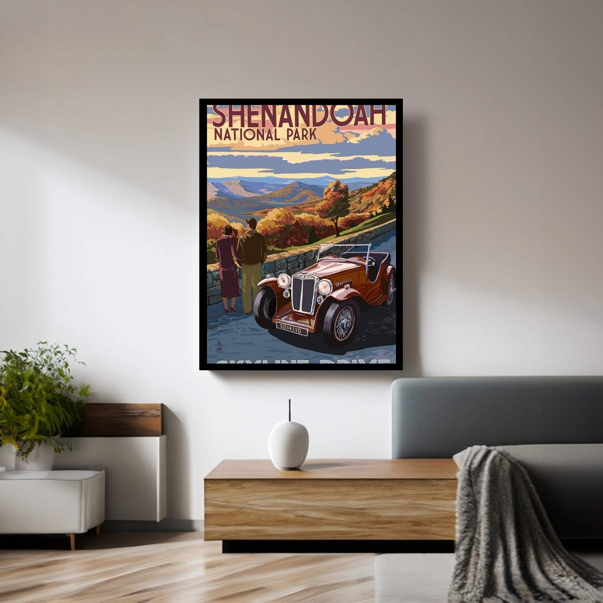 Shenandoah National Park (Skyline Drive) Canvas Wall Art - Y Canvas