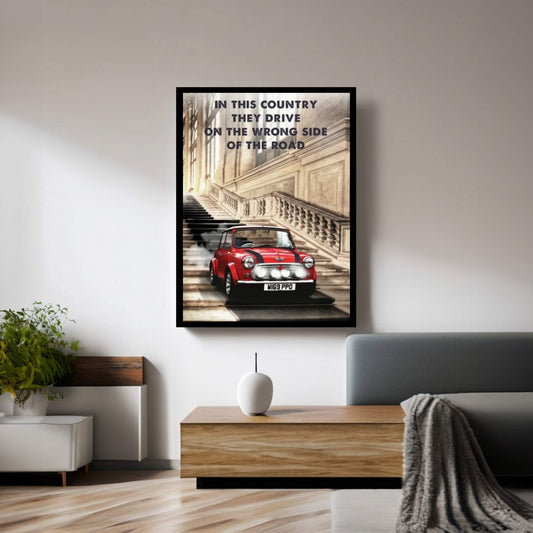 The Italian Job Canvas Wall Art - Y Canvas