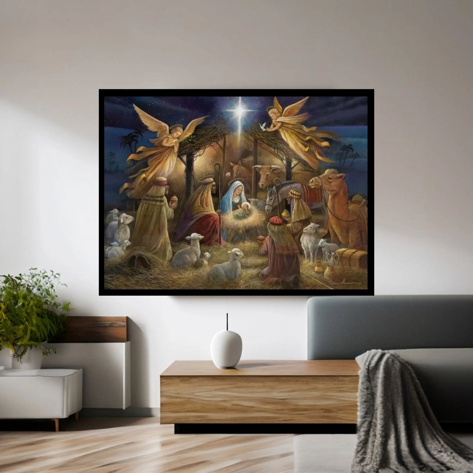 Nativity Canvas Wall Art - Y Canvas