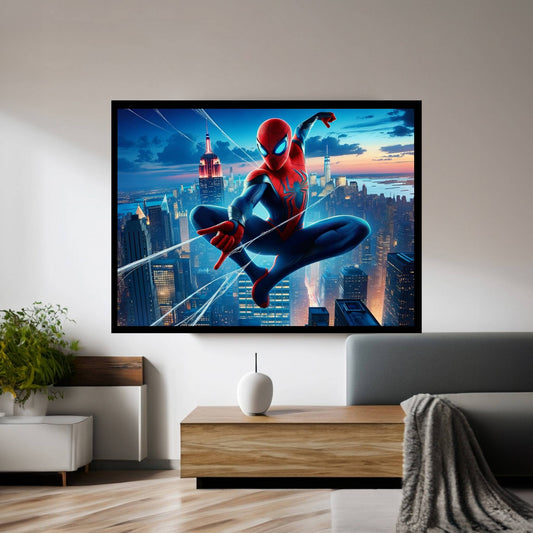 Spiderman Canvas Wall Art - Y Canvas