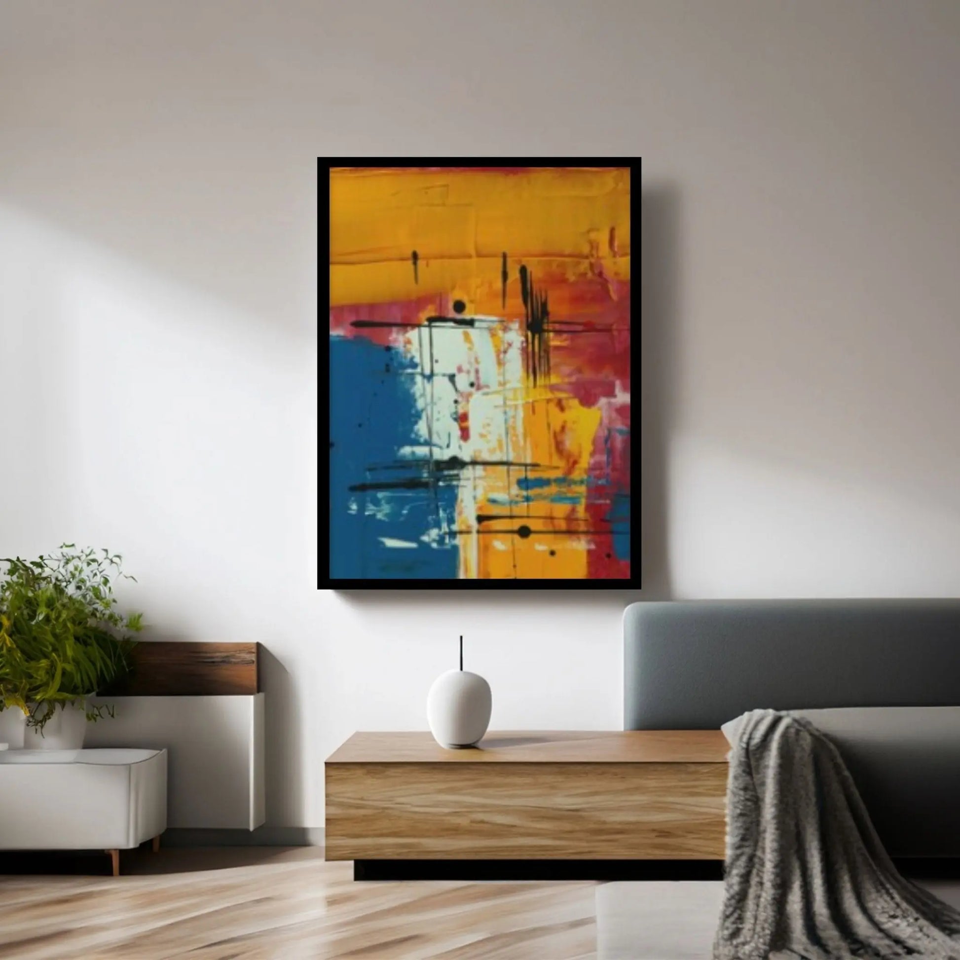 Abstract Painting Canvas Original Abstract Art Large Abstract Wall Art - Y Canvas