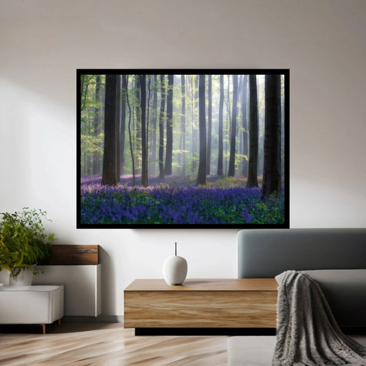 Bluebells Canvas Wall Art - Y Canvas