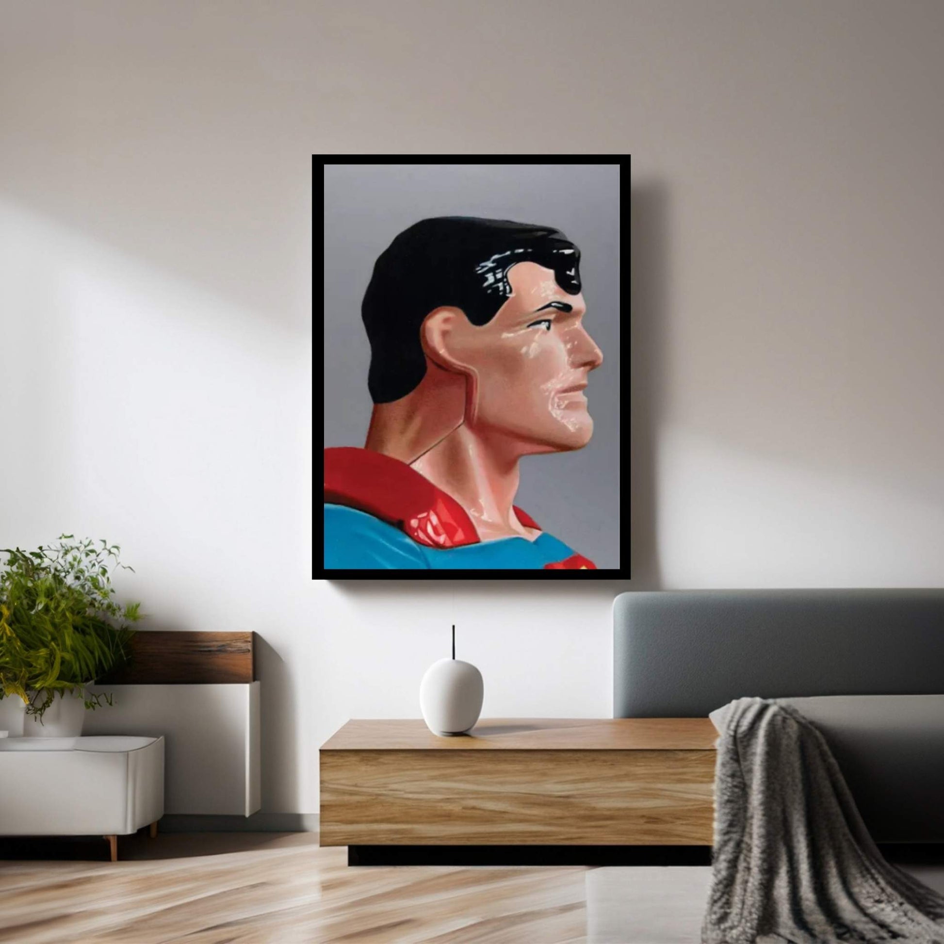 Replicant Study - Superman Canvas Wall Art - Y Canvas