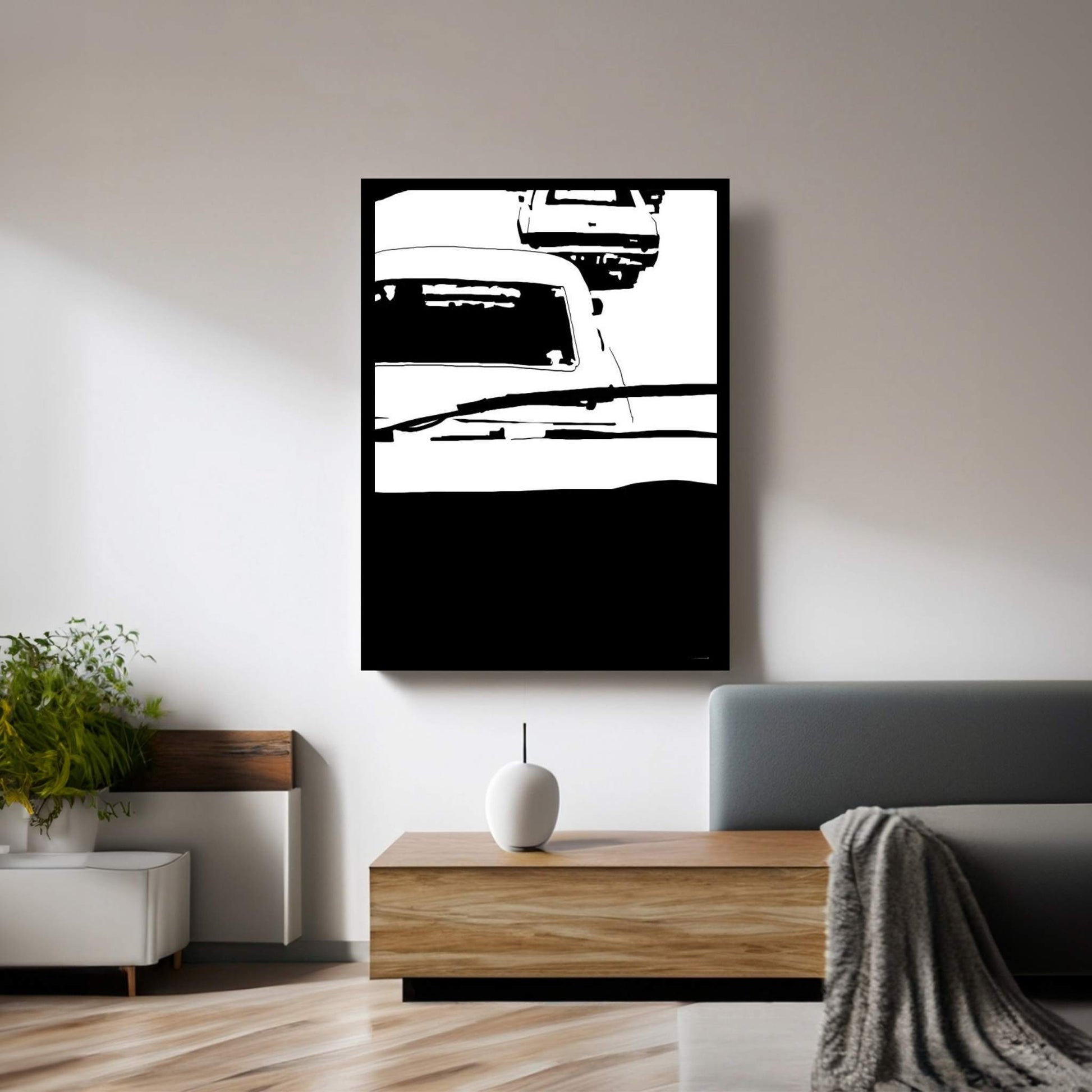 Vintage Cars II Canvas Wall Art - Y Canvas