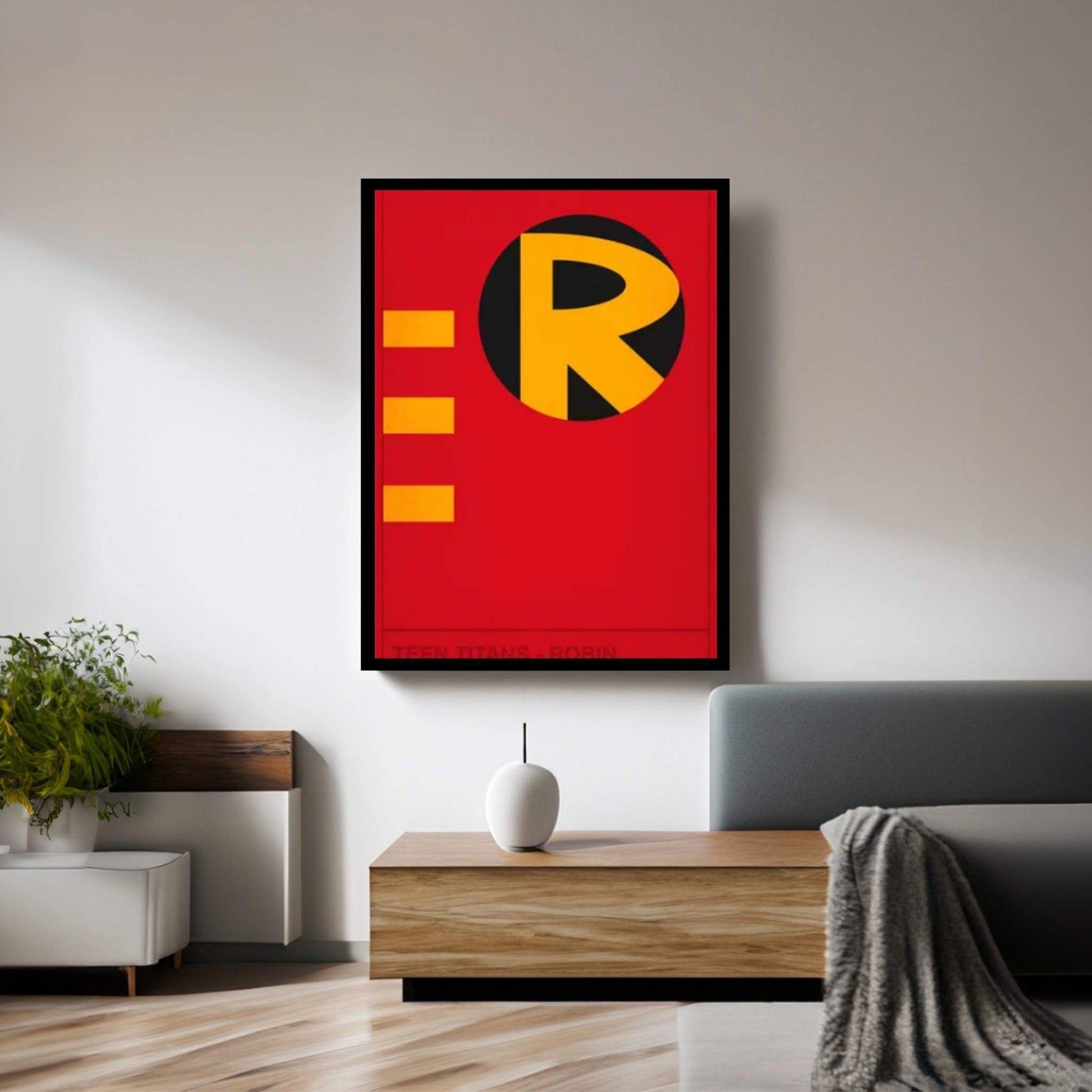 Teen Titans Robin Canvas Wall Art - Y Canvas