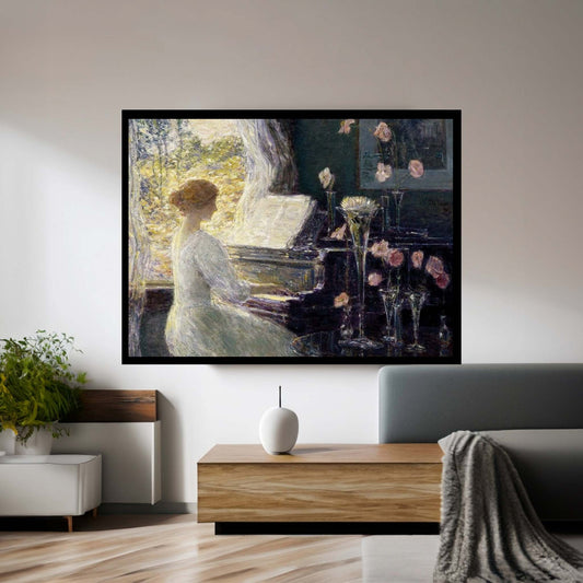 The Old Piano Canvas Wall Art - Y Canvas