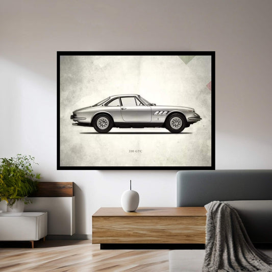 1968 Ferrari 330 GTC Canvas Wall Art - Y Canvas