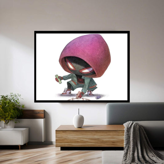 Baby Miles Canvas Wall Art - Y Canvas