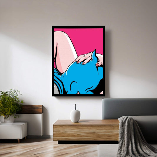 Heroes Love VIII Canvas Wall Art - Y Canvas