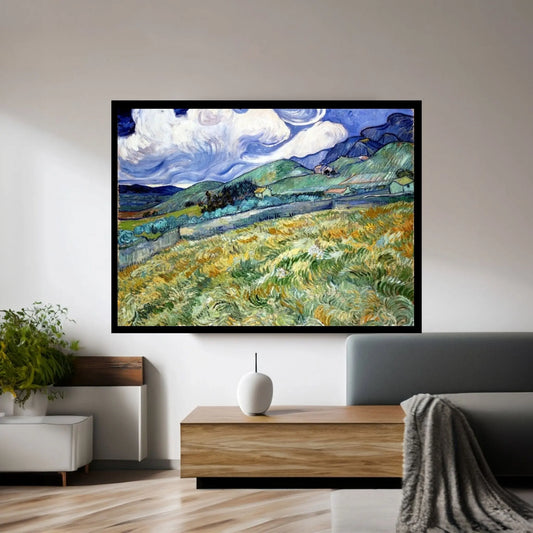 Landscape at Saint-Remy Canvas Wall Art - Y Canvas