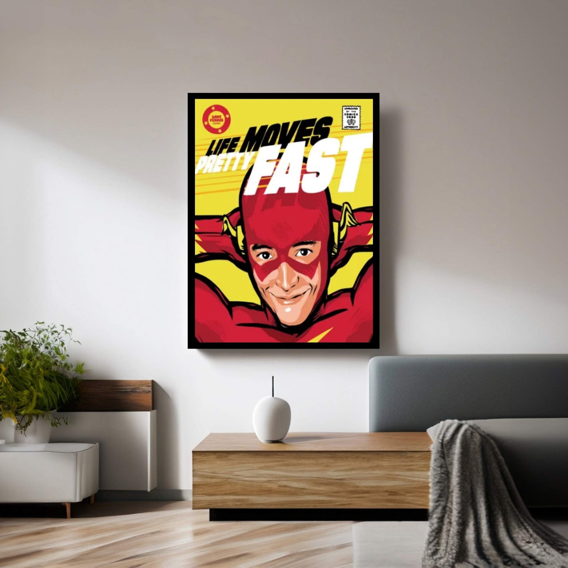 Flash Ferris Canvas Wall Art - Y Canvas