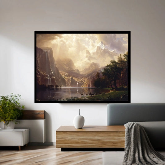 Among Sierra Nevada In California Canvas Wall Art - Y Canvas