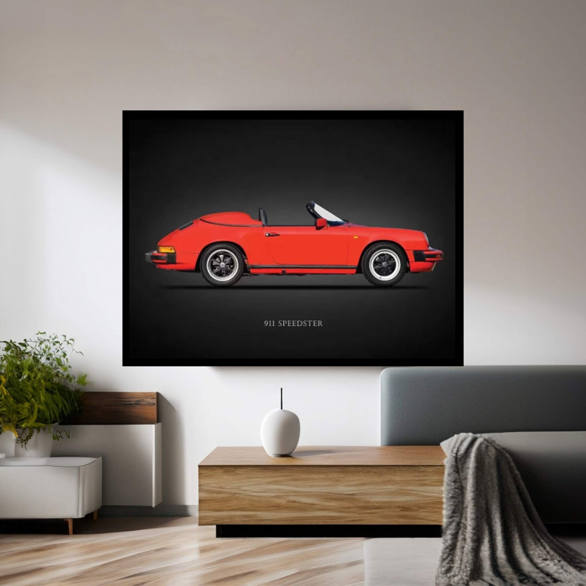 Porsche 911 Speedster 1989 Canvas Wall Art - Y Canvas