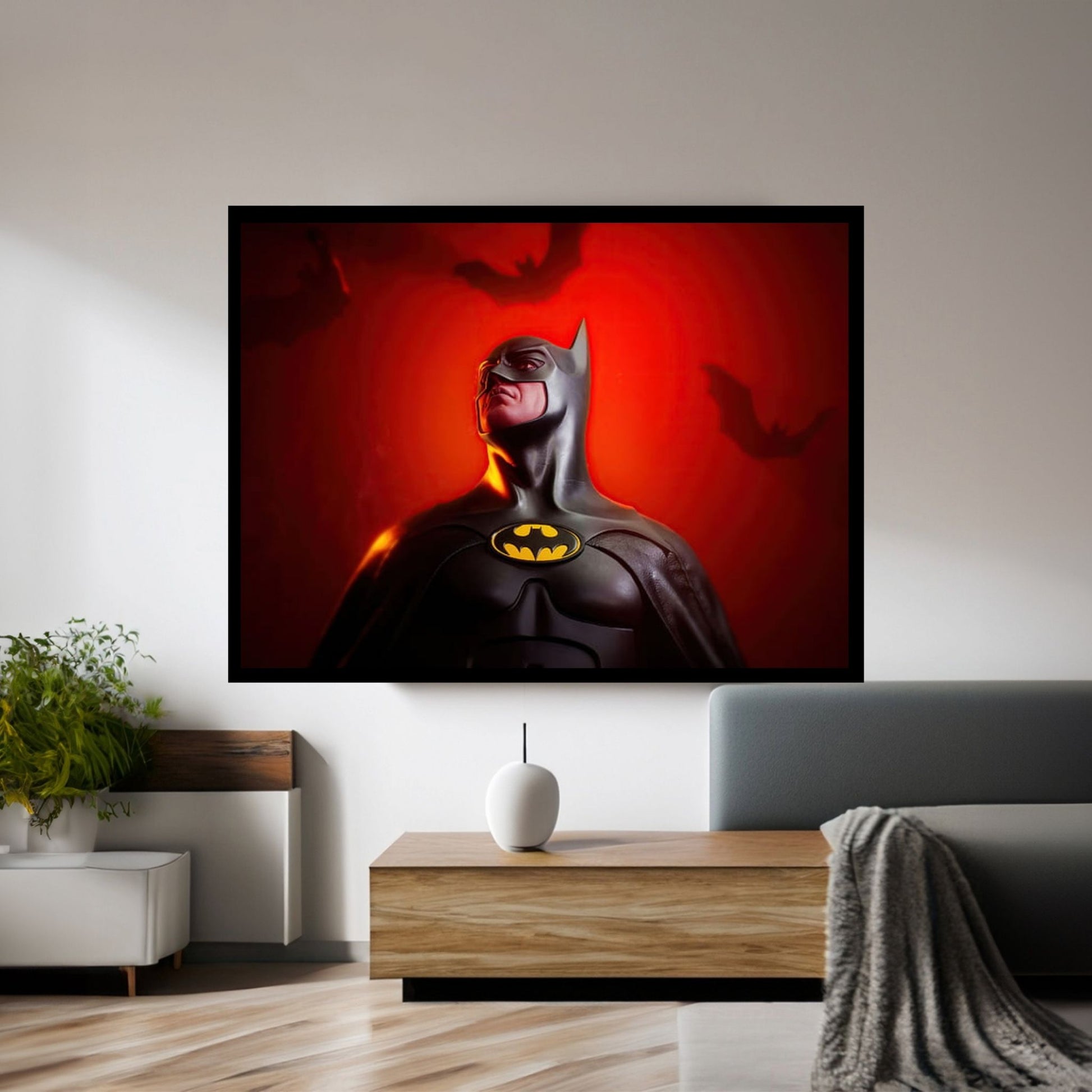 Batman Canvas Wall Art - Y Canvas