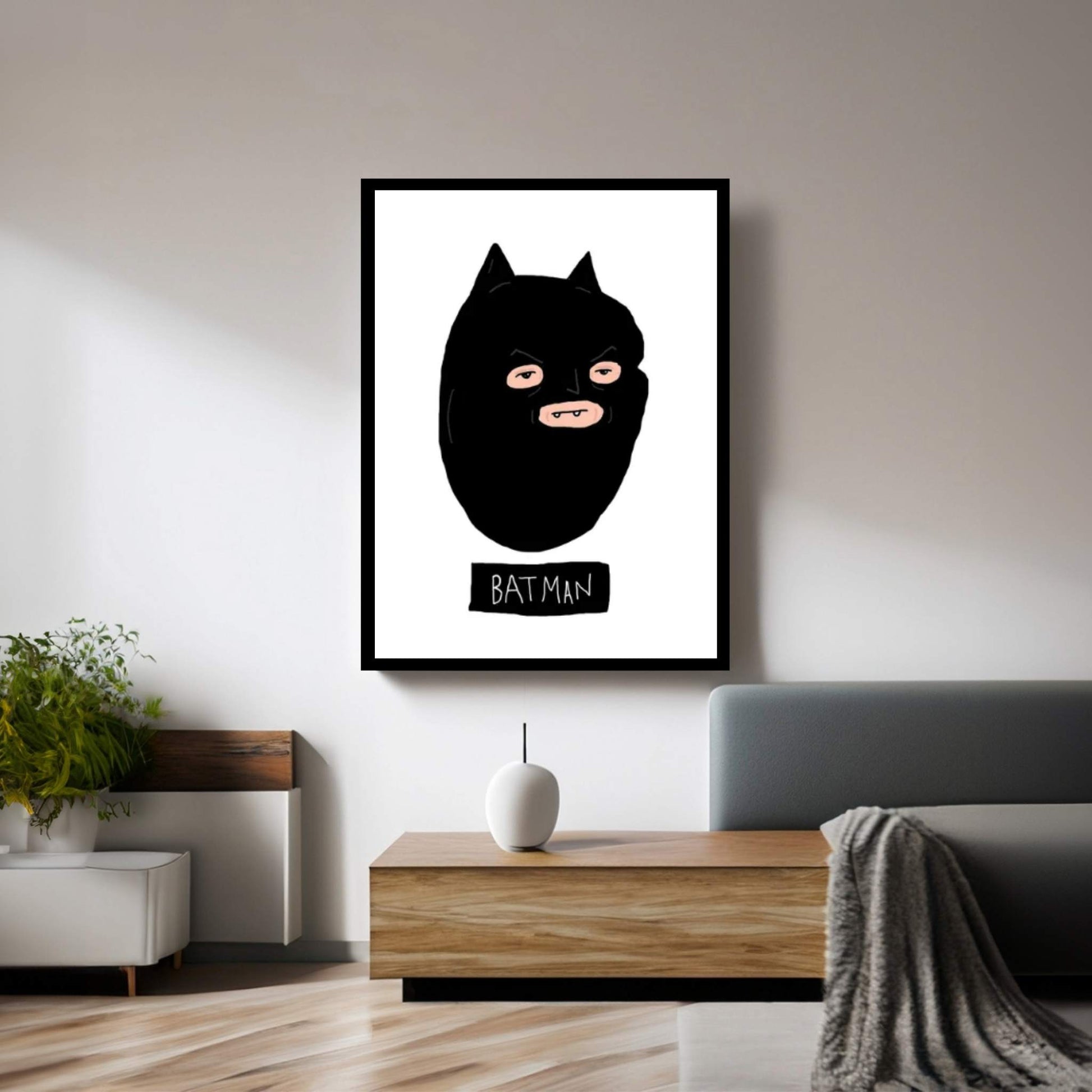 Batman Canvas Wall Art - Y Canvas