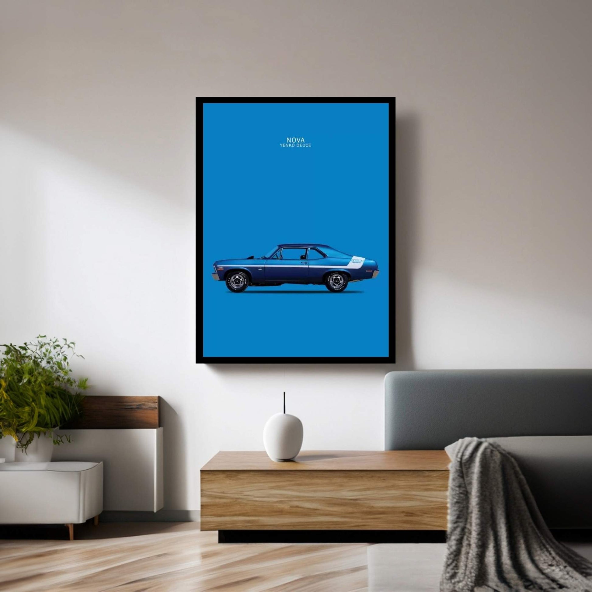 1970 Chevrolet Nova 350 Yenko Deuce Canvas Wall Art - Y Canvas