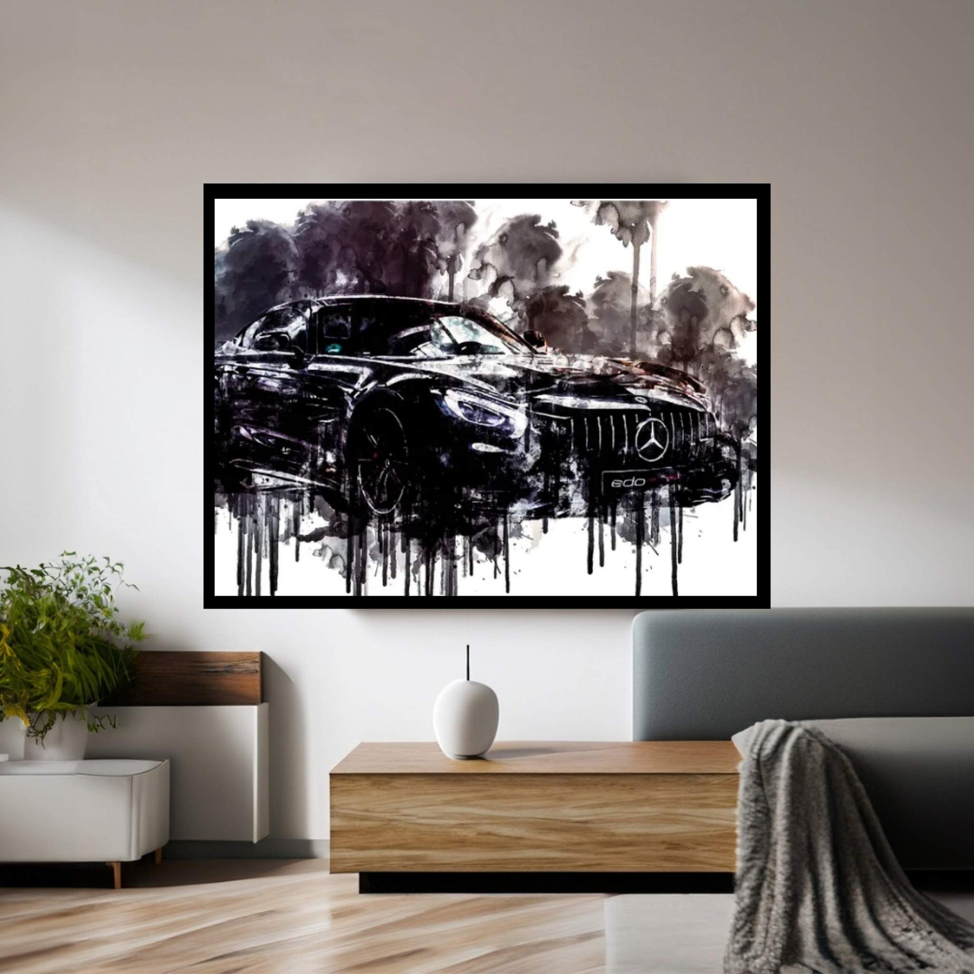 2018 Edo Competition Mercedes AMG GT R Canvas Wall Art - Y Canvas