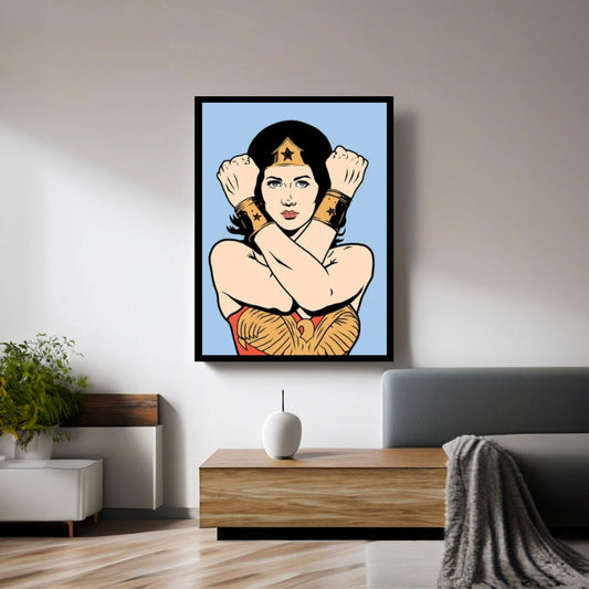 Wonder Woman Canvas Wall Art - Y Canvas