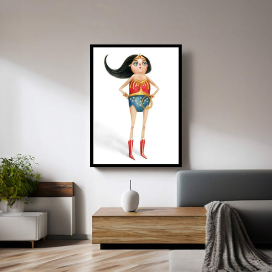 The Real Woman Of Wonder Canvas Wall Art - Y Canvas