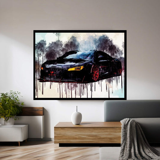 2019 Audi R8 LB Performance Canvas Wall Art - Y Canvas