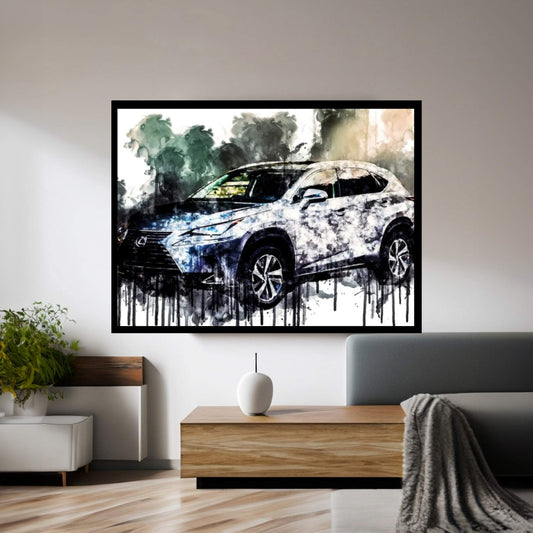 2017 Lexus NX 300h Canvas Wall Art - Y Canvas