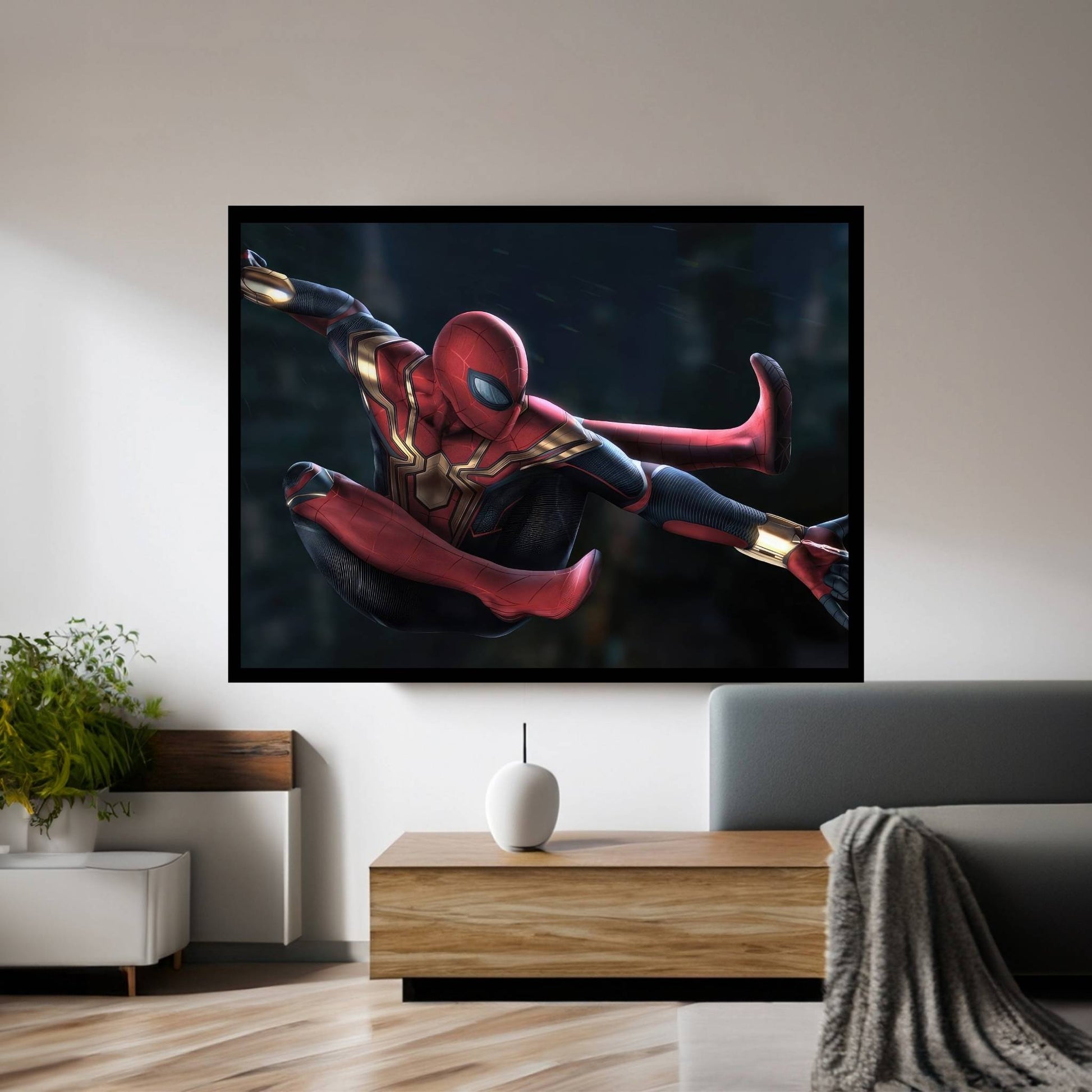 Spiderman Canvas Wall Art - Y Canvas