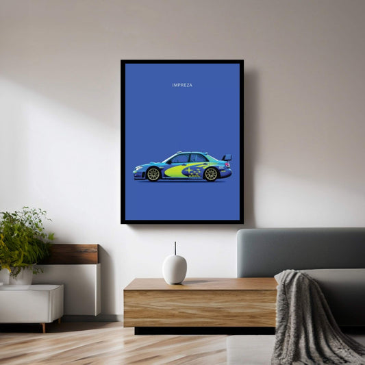 Subaru Impreza Canvas Wall Art - Y Canvas