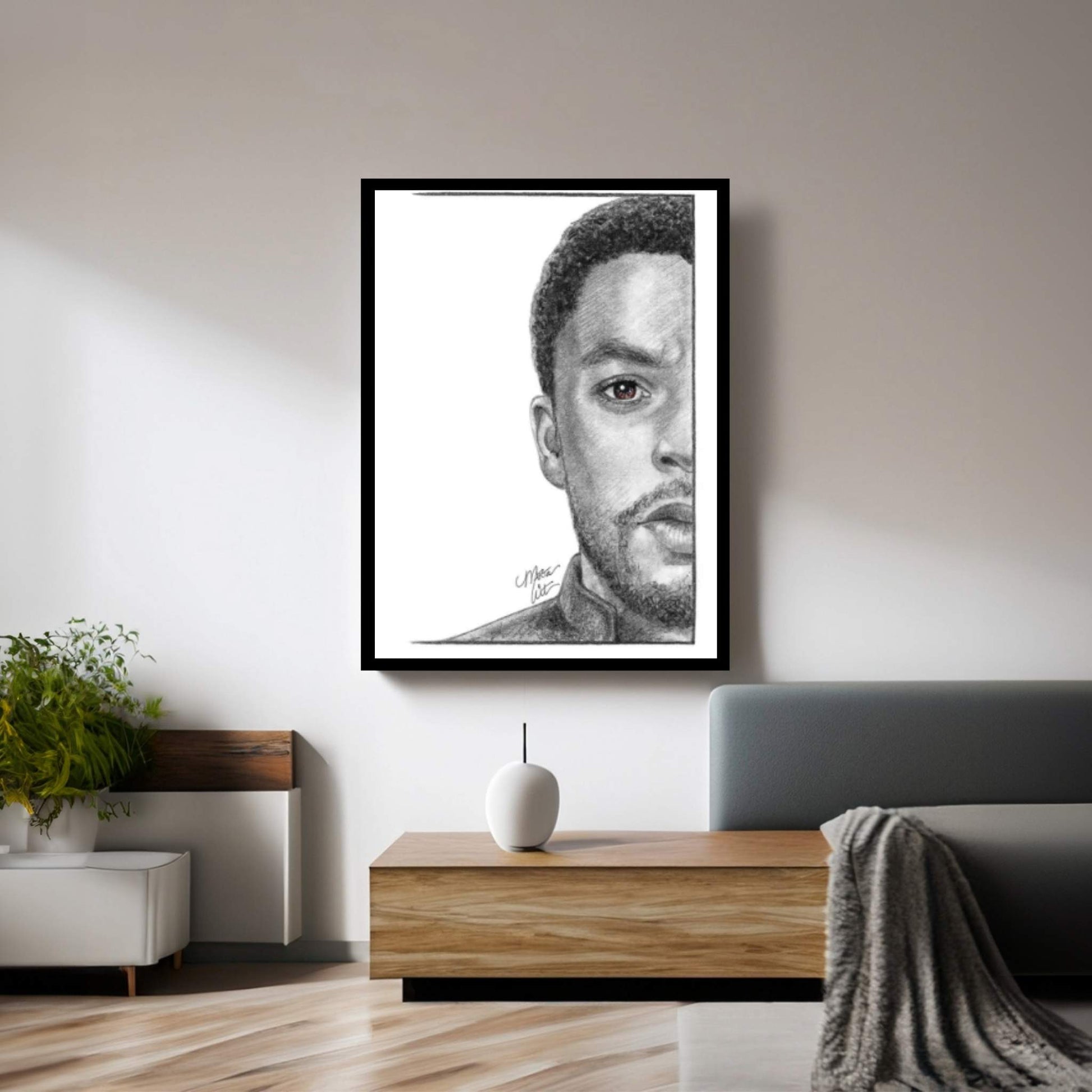 T'Challa Canvas Wall Art - Y Canvas