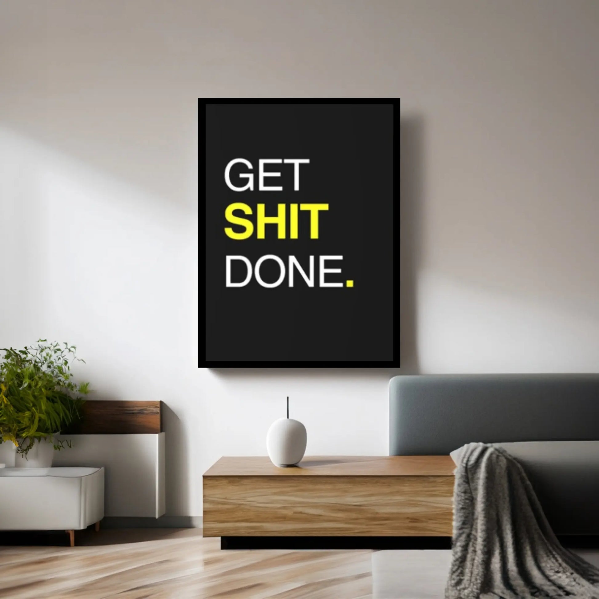 Motivational Phrases Poster Office Canvas Wall Art Decor Inspiring Words Wall Art No Pain No Gain Prints Canvas Painting Home Decor - Y Canvas