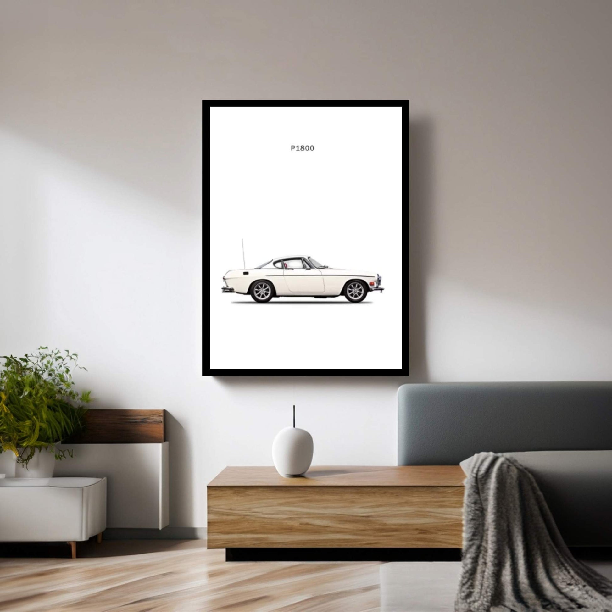 Volvo P1800 Canvas Wall Art - Y Canvas