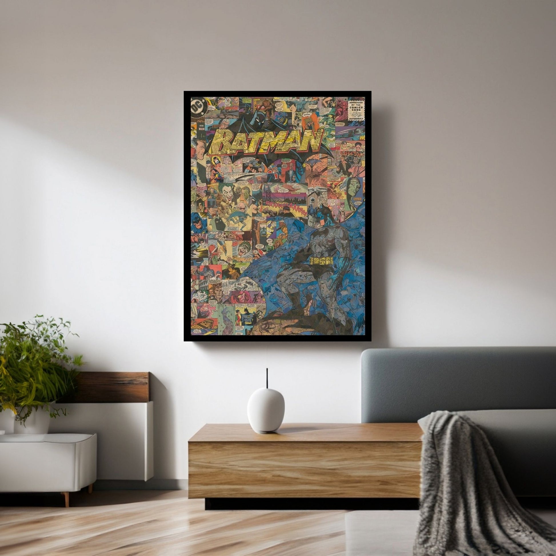 Batman Canvas Wall Art - Y Canvas