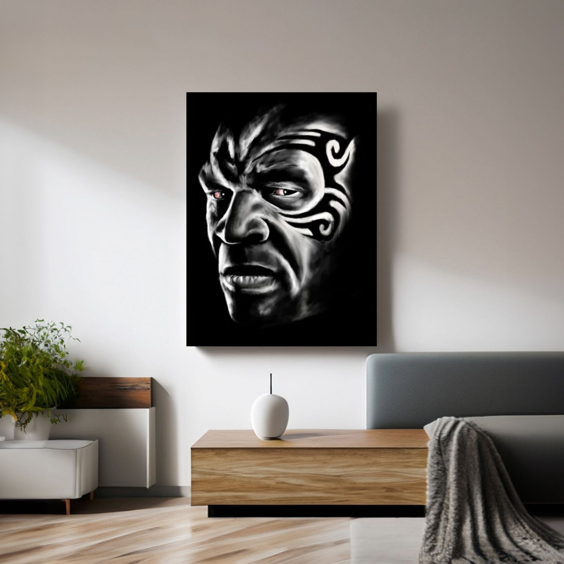 Tyson - Locked In Canvas Wall Art - Y Canvas