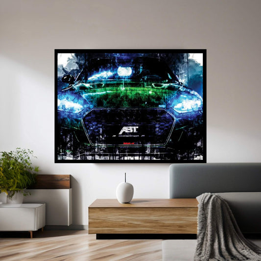 Car 2018 ABT Audi RS5 R Coupe Canvas Wall Art - Y Canvas