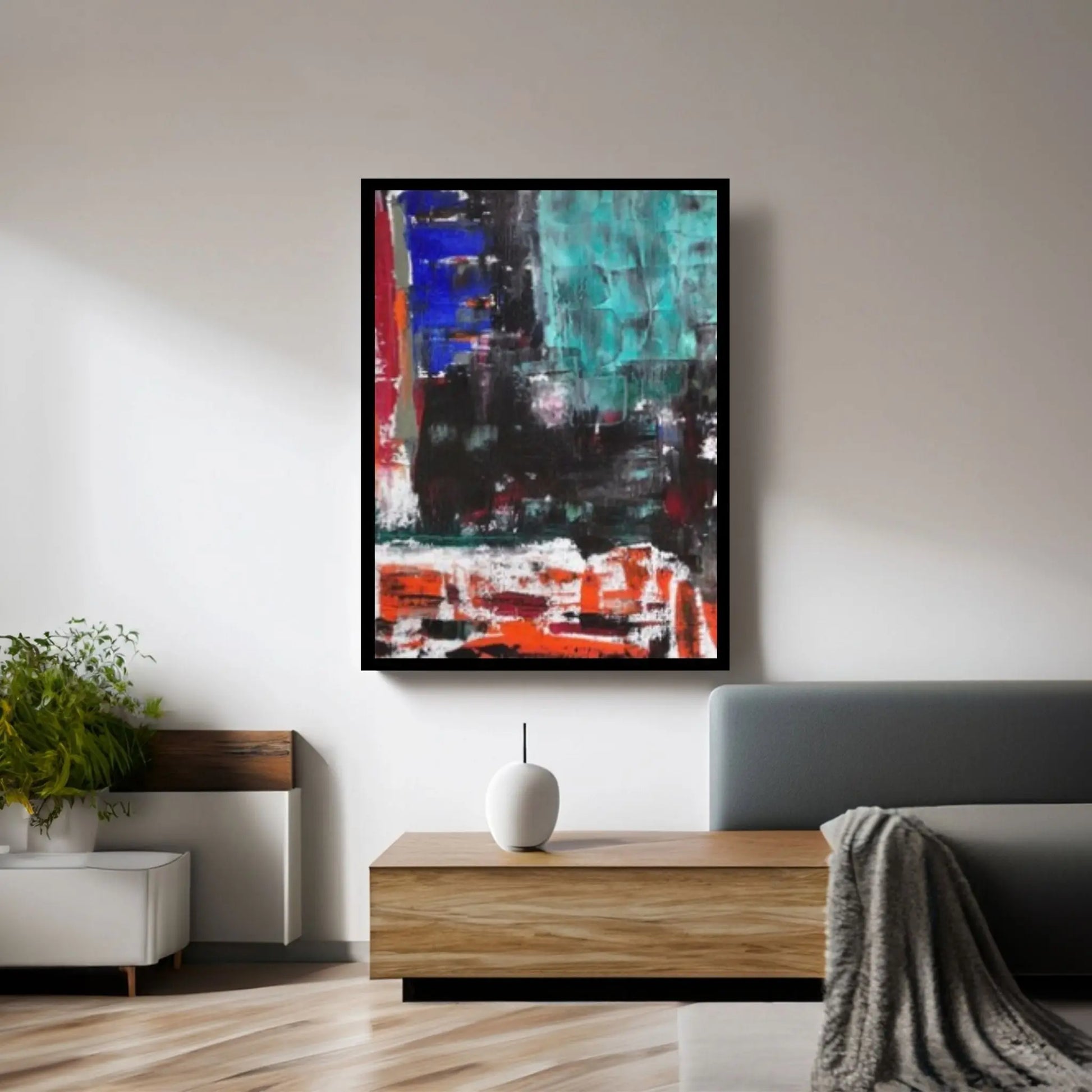 Abstract Painting Canvas Original Abstract Art Large Abstract Wall Art - Y Canvas