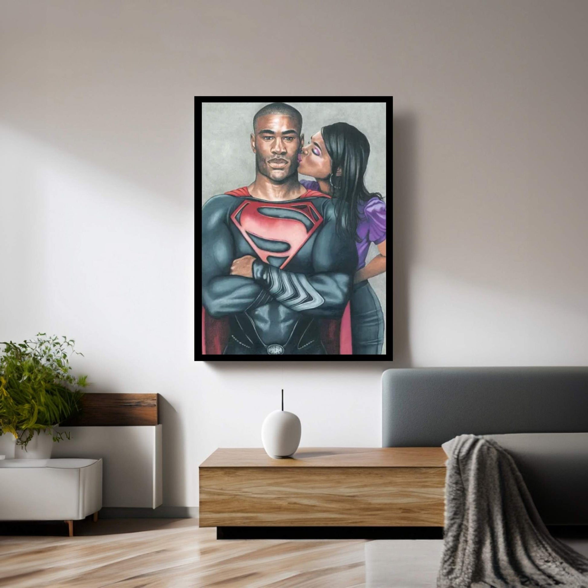 Superman Canvas Wall Art - Y Canvas