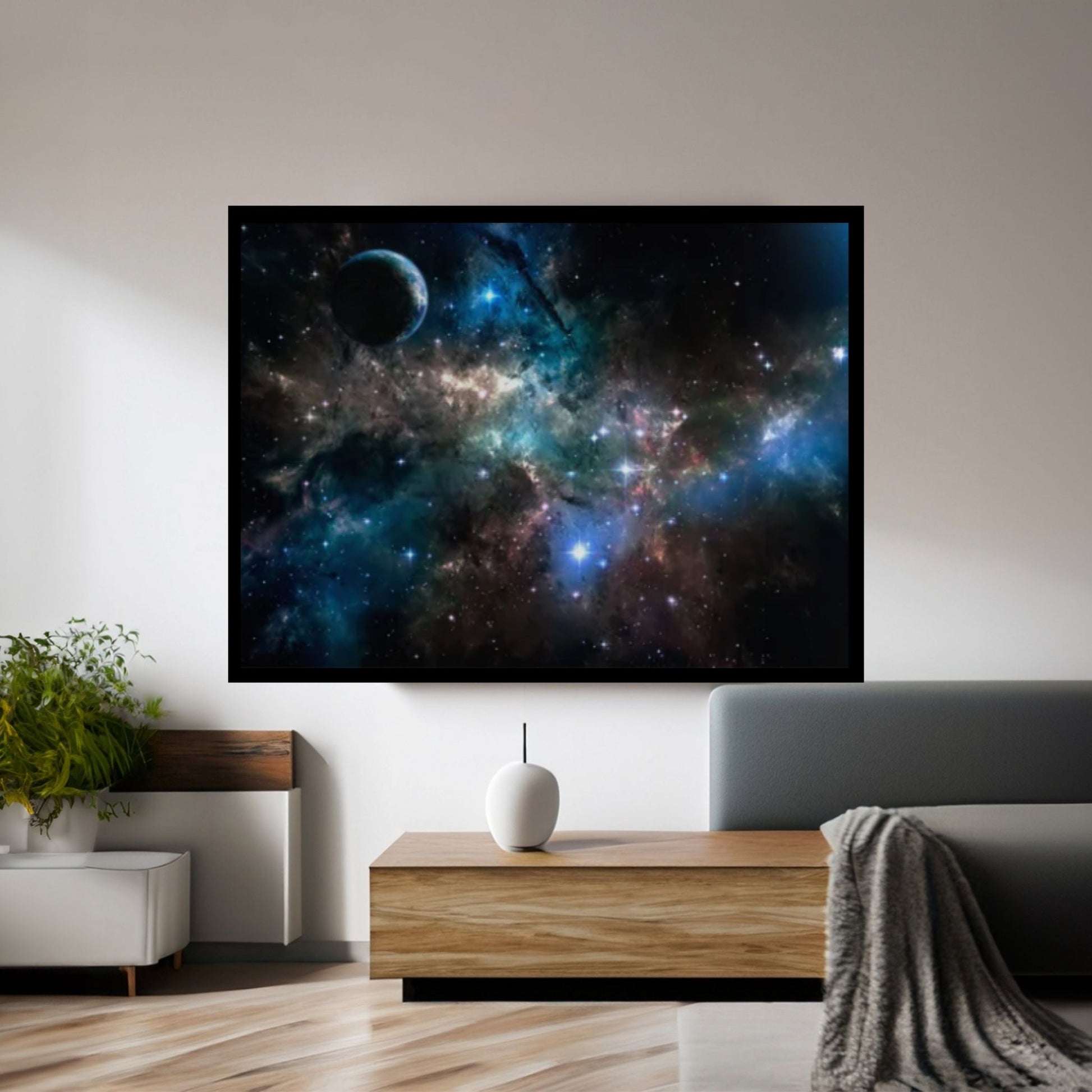 Hubble Light Space Print on Canvas Wall Art Poster Print - Y Canvas