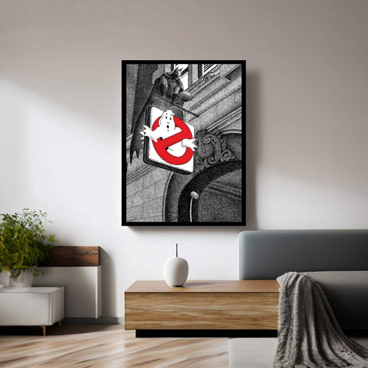 The Bat-Man At The Firehouse Canvas Wall Art - Y Canvas