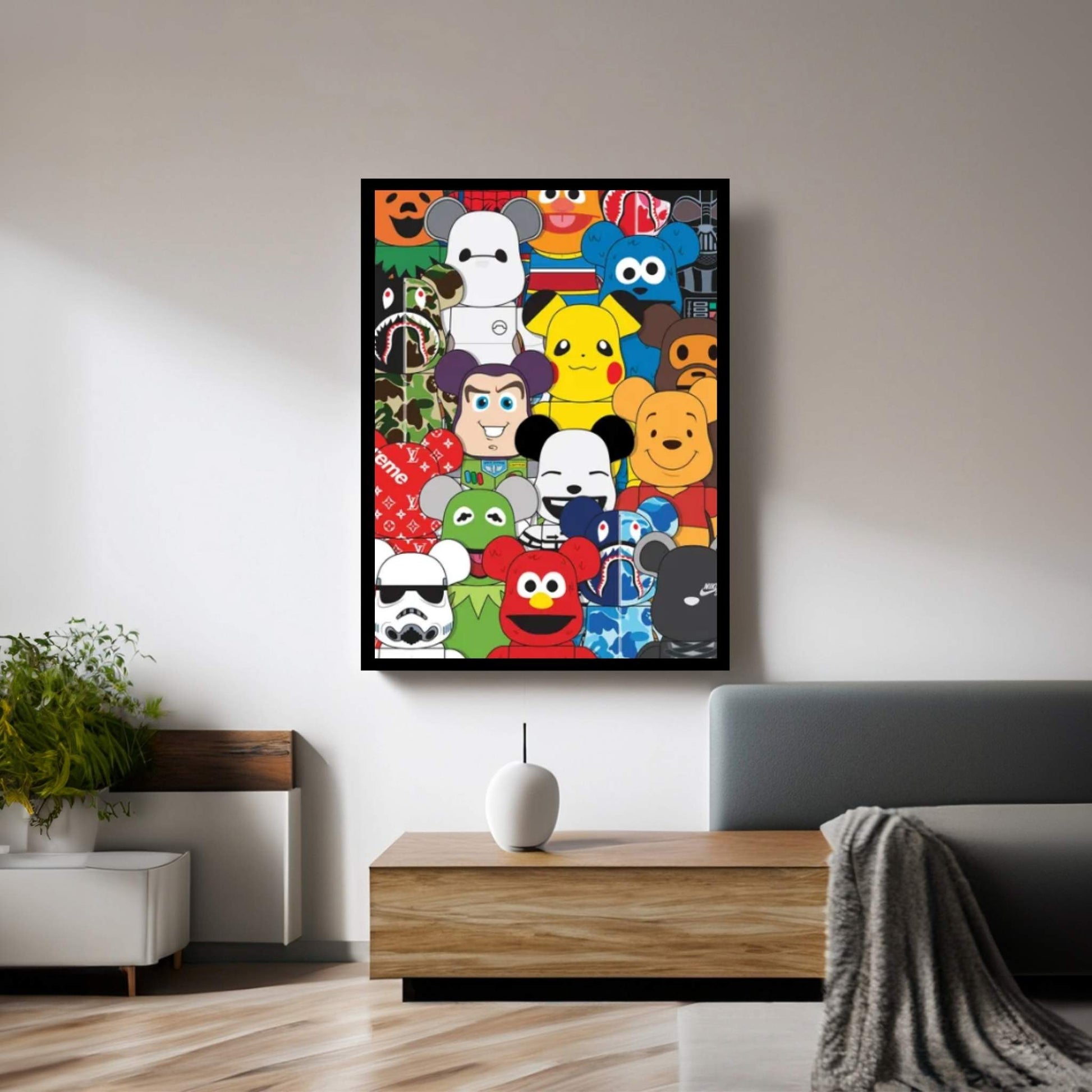 Pikachu Canvas Wall Art - Y Canvas