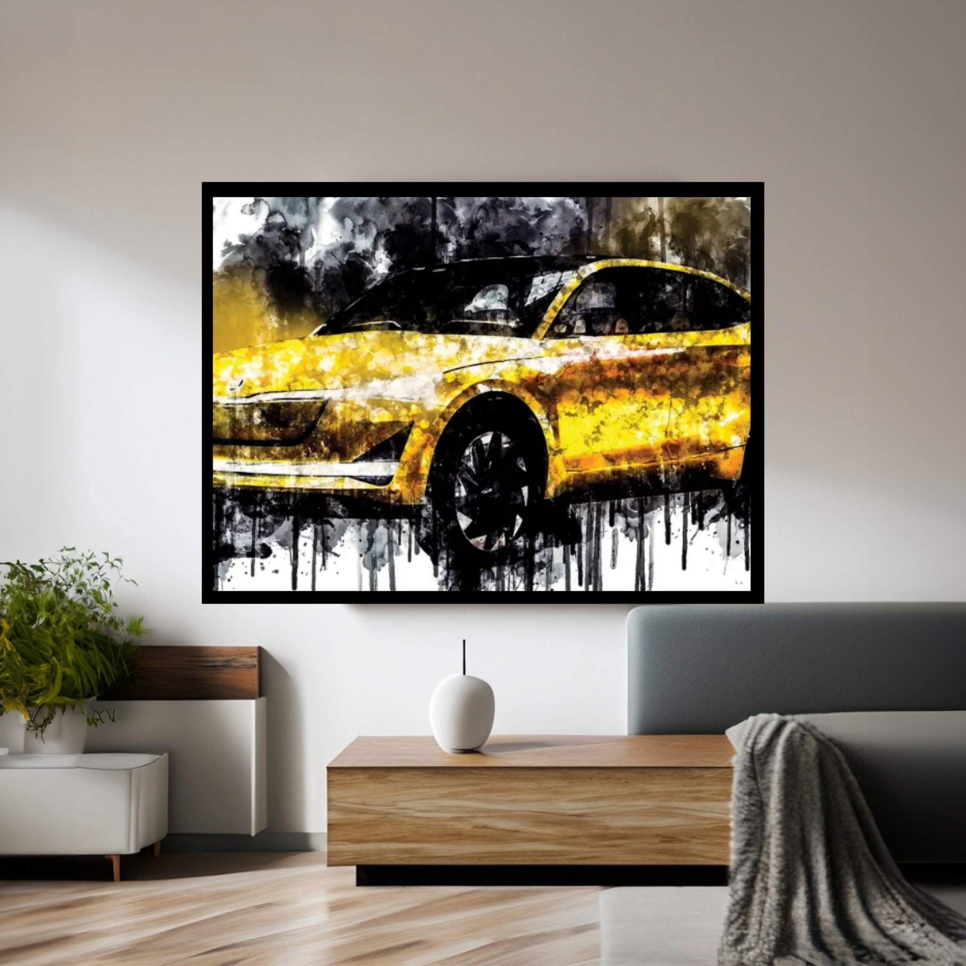 Car 2017 Skoda Vision E Concept Canvas Wall Art - Y Canvas