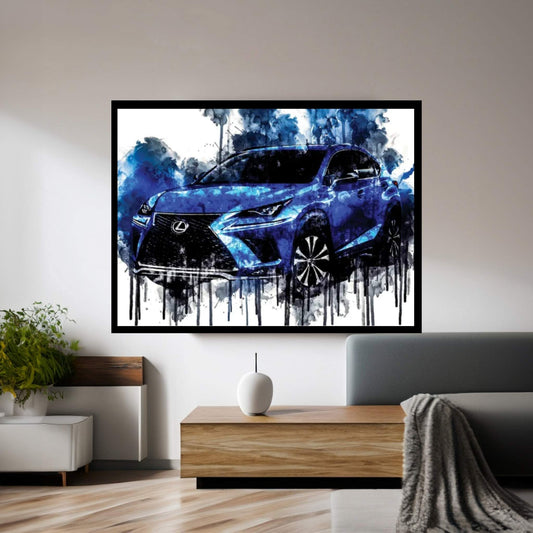 2017 Lexus NX Luxury Crossover Canvas Wall Art - Y Canvas