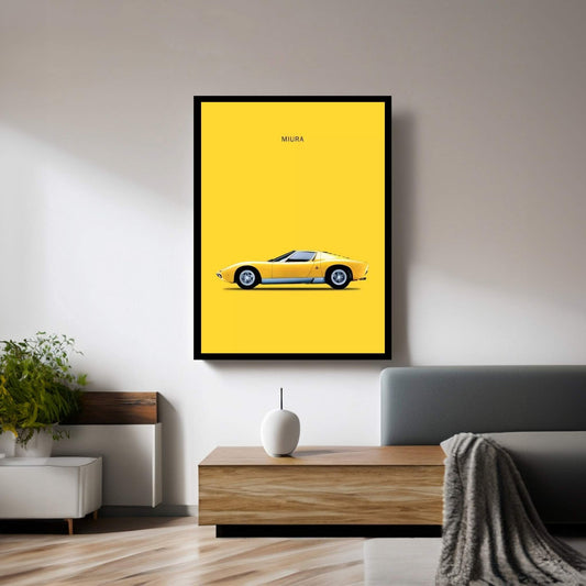 1972 Lamborghini Miura Canvas Wall Art - Y Canvas