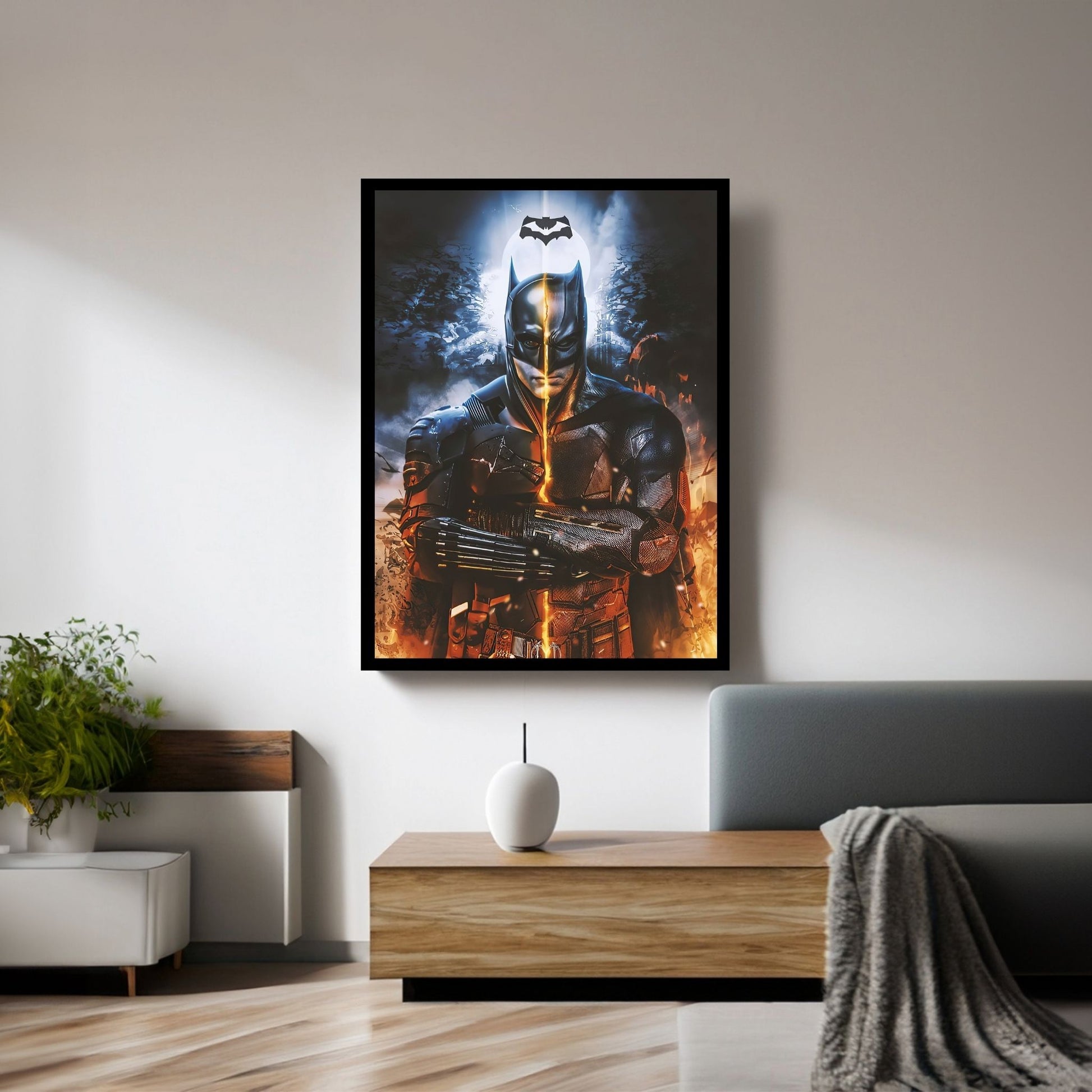 Batman Canvas Wall Art - Y Canvas