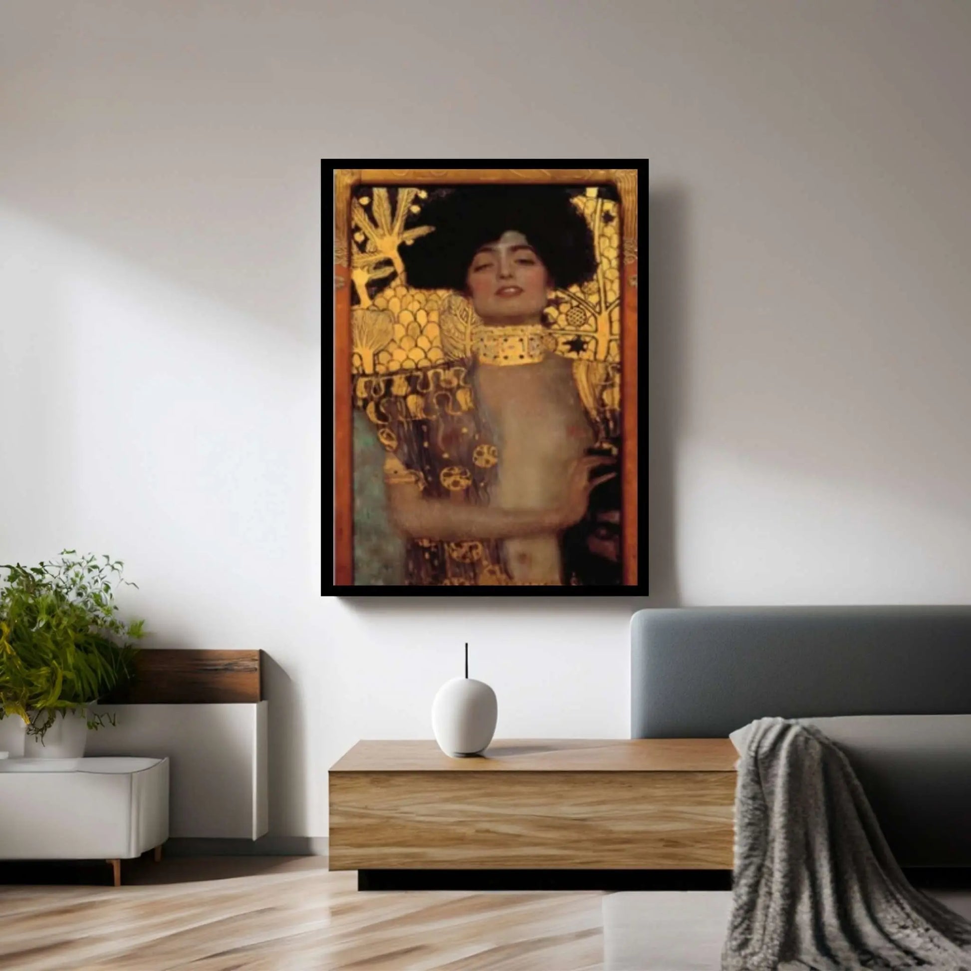 Judith And The Head Of Holofernes, Gustav Klimt, Reproduction Print, Gustav Klimt Wall Art - Y Canvas