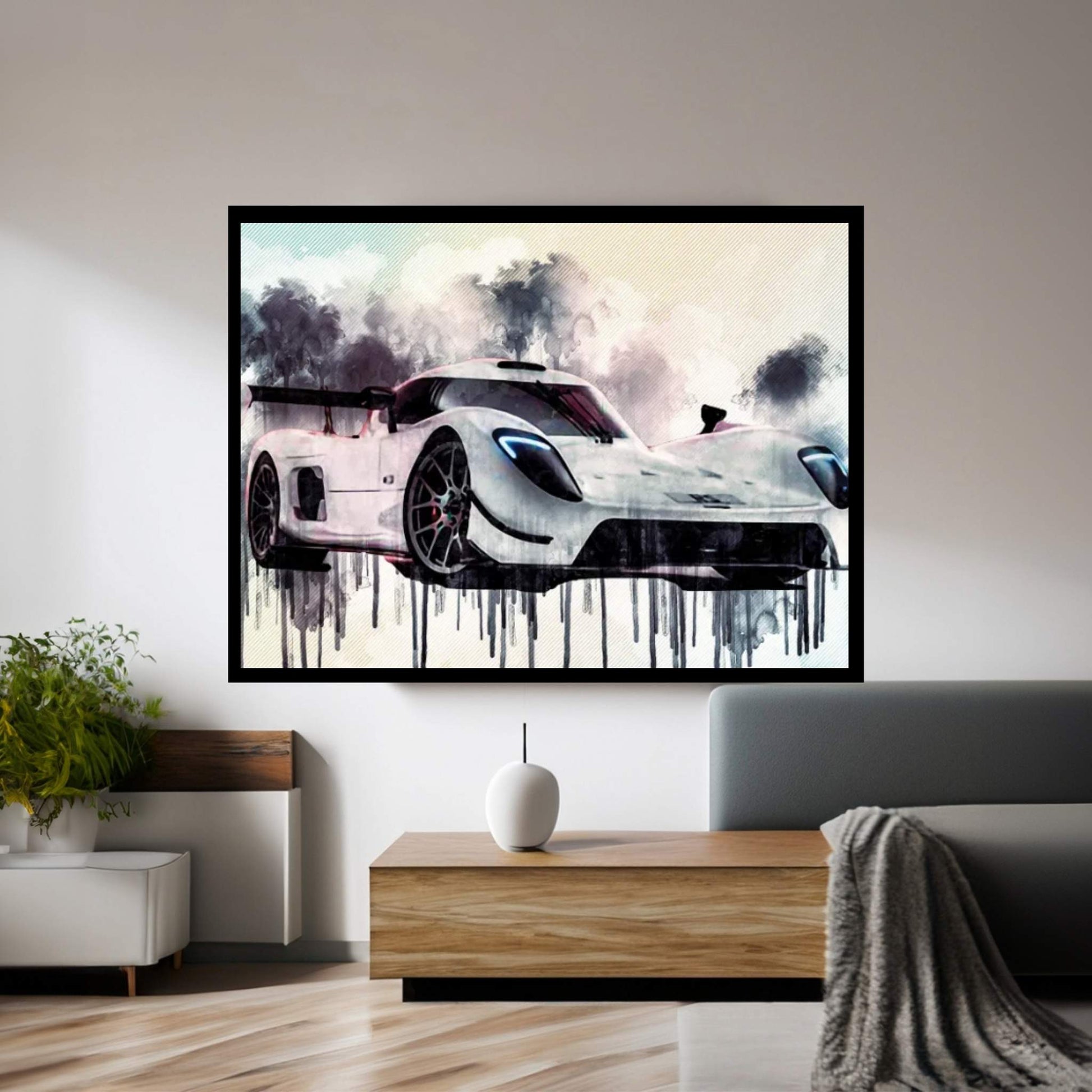 Ultima Rs 2019 Hypercar Sports Cars Powerful Cars Exterior Front View Canvas Wall Art - Y Canvas