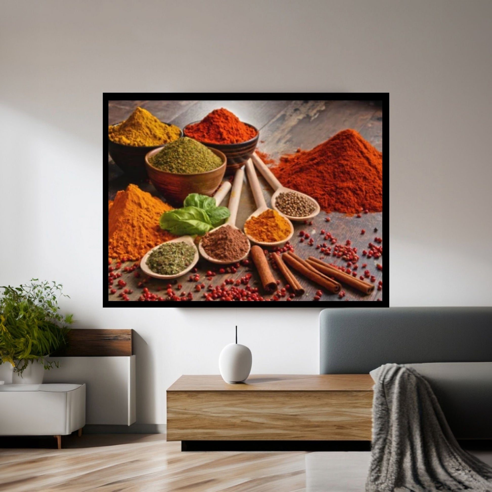 Vegetable Grains Spices Kitchen Canvas Wall Art, Laminas Para Cuadros Scandinavian Poster Wall Art - Y Canvas