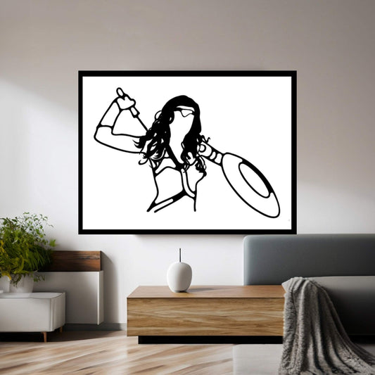 Wonder Woman Canvas Wall Art - Y Canvas