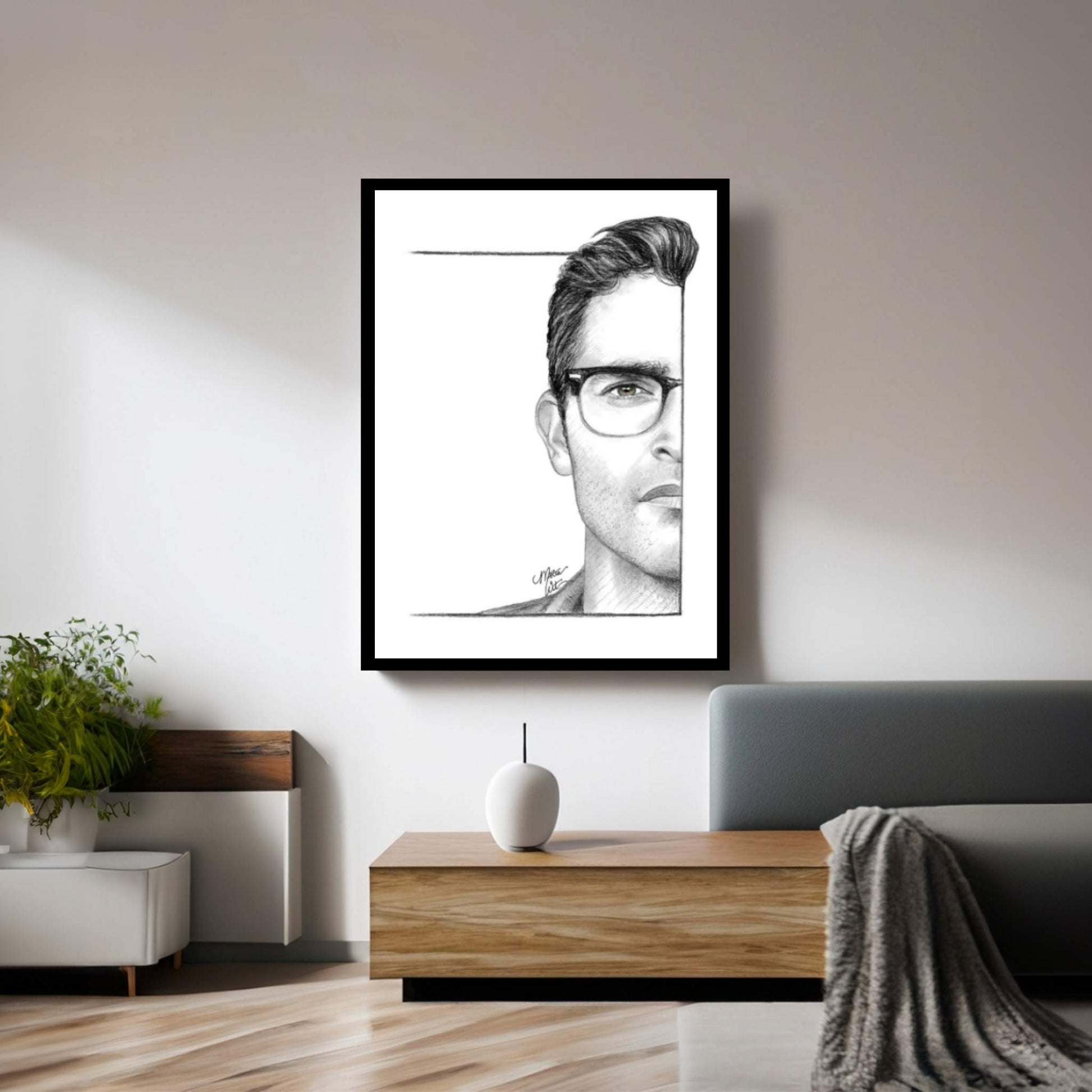 Clark Kent Canvas Wall Art - Y Canvas