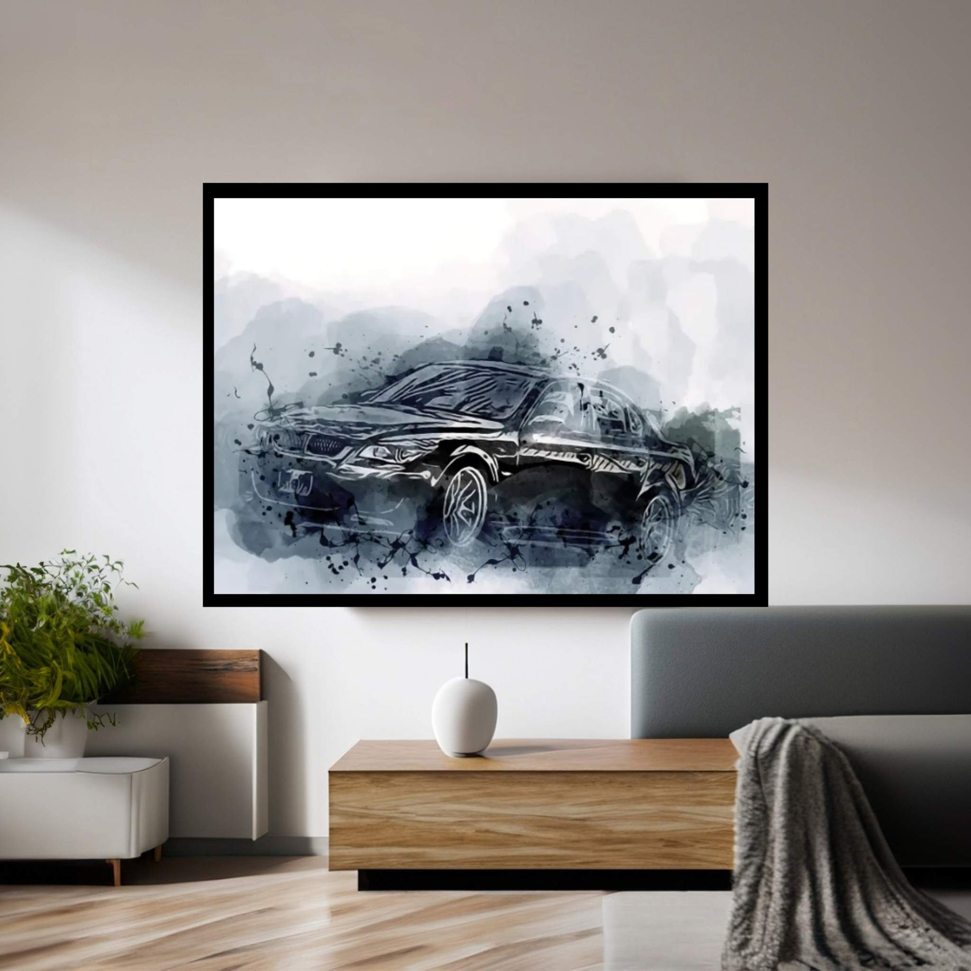 BMW M5 E60 Canvas Wall Art - Y Canvas