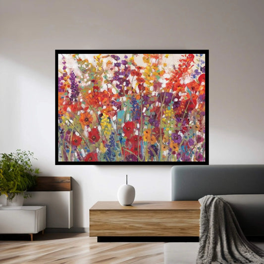 Variety Of Flowers II Canvas Wall Art - Y Canvas